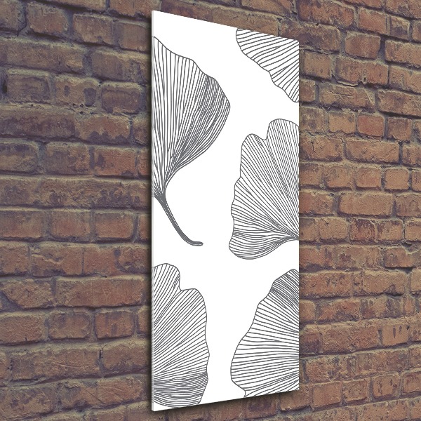 Bild auf Acrylglas vertikal Ginkgo