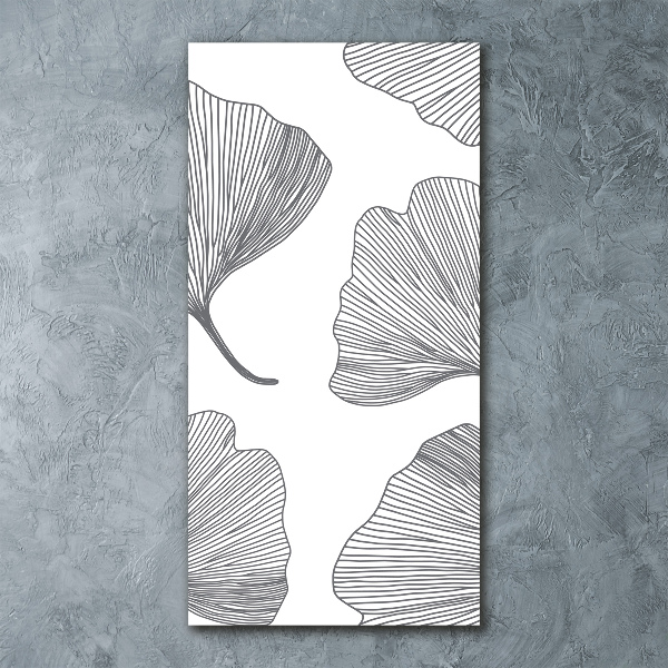 Bild auf Acrylglas vertikal Ginkgo