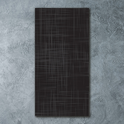 Acrylbild vertikal Leinenstruktur