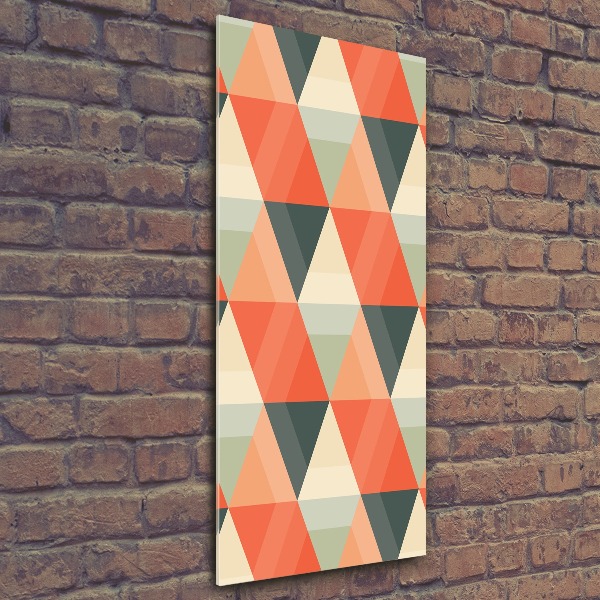 Bild auf Acrylglas vertikal Geometrischer Hintergrund