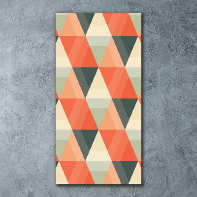 Bild auf Acrylglas vertikal Geometrischer Hintergrund