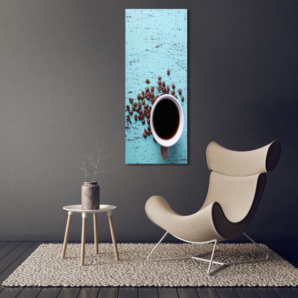 Bild auf Acrylglas vertikal Eine Tasse Kaffee