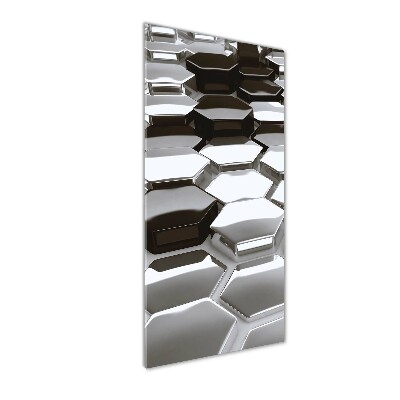 Bild auf Acrylglas vertikal 3D-Abstraktion