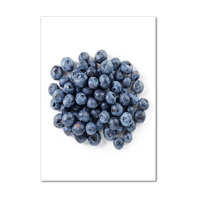 Modernes Acrylbild vertikal Beeren