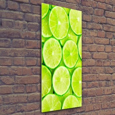 Bild auf Acrylglas vertikal Limes