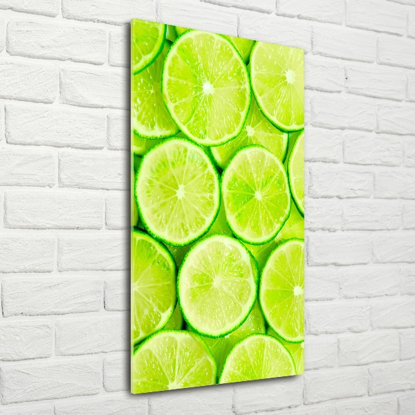 Bild auf Acrylglas vertikal Limes