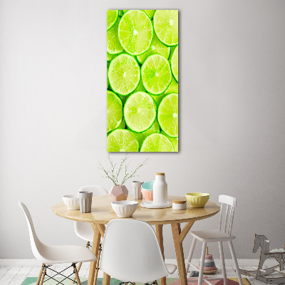 Bild auf Acrylglas vertikal Limes