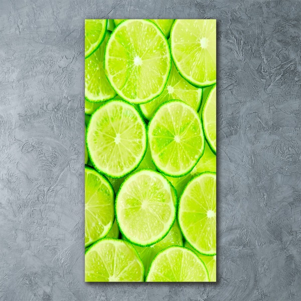 Bild auf Acrylglas vertikal Limes
