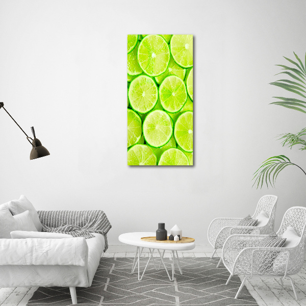 Bild auf Acrylglas vertikal Limes