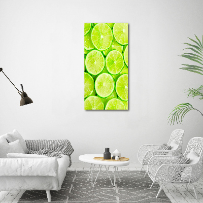 Bild auf Acrylglas vertikal Limes