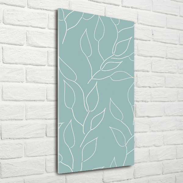 Plexiglasbilder vertikal Blätter