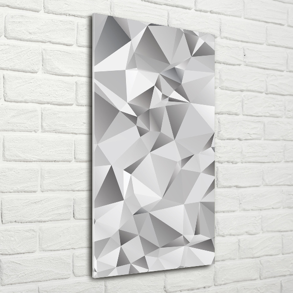 Bild auf Acrylglas vertikal 3D-Abstraktion