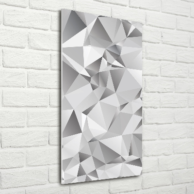 Bild auf Acrylglas vertikal 3D-Abstraktion