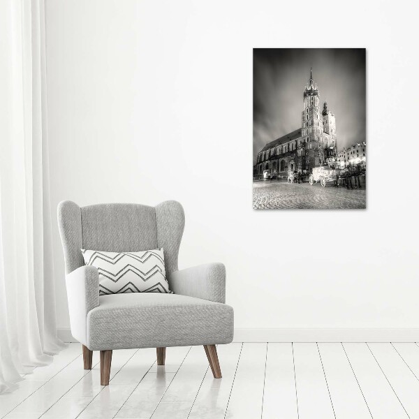 Modernes Acrylbild vertikal Krakau, Polen