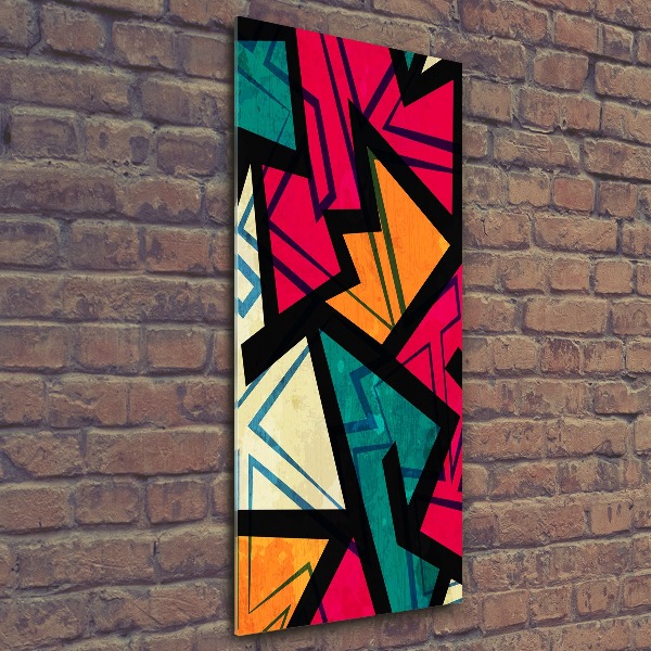 Plexiglasbilder vertikal Geometrischer Hintergrund