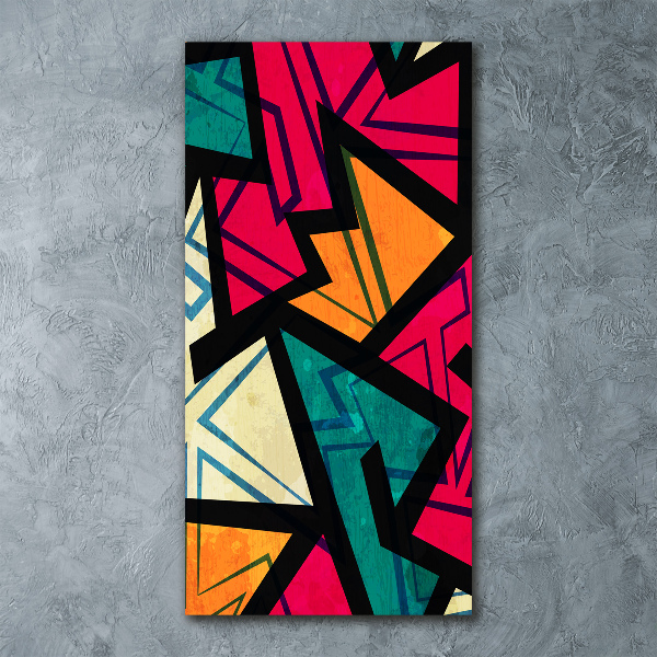 Plexiglasbilder vertikal Geometrischer Hintergrund