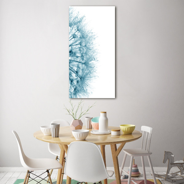 Bild auf Acrylglas vertikal Löwenzahnsamen