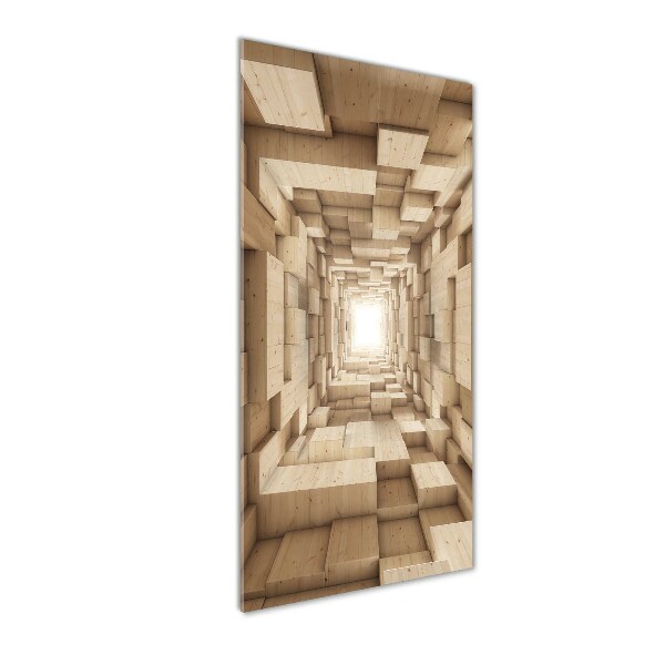 Acrylbild vertikal Abstraktion