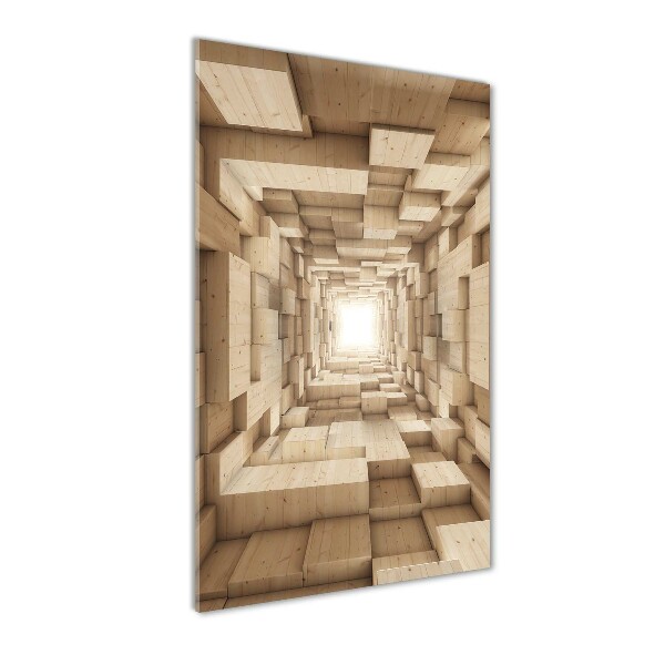 Acrylbild vertikal Abstraktion