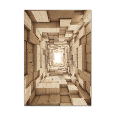 Acrylbild vertikal Abstraktion