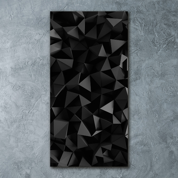 Bild auf Acrylglas vertikal 3D-Abstraktion