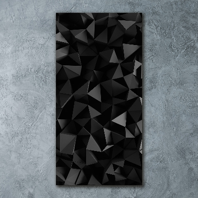 Bild auf Acrylglas vertikal 3D-Abstraktion