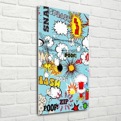 Acrylbild vertikal Comics