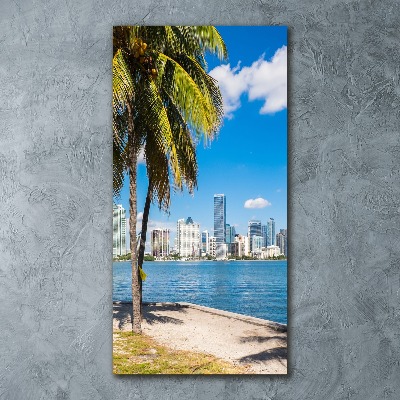 Bild auf Acrylglas vertikal Miami