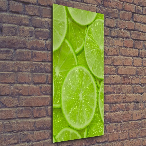 Bild auf Acrylglas vertikal Limes