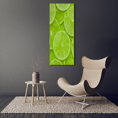 Bild auf Acrylglas vertikal Limes