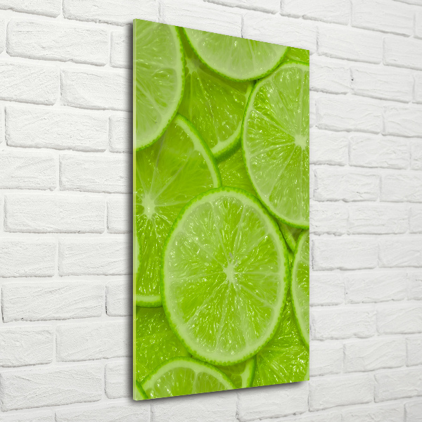 Bild auf Acrylglas vertikal Limes