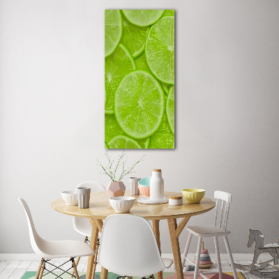 Bild auf Acrylglas vertikal Limes
