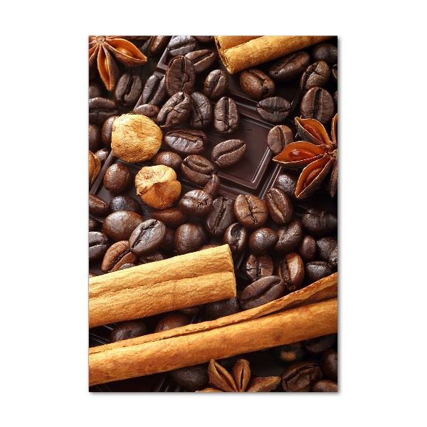 Bild auf Acrylglas vertikal Dunkle Schokolade