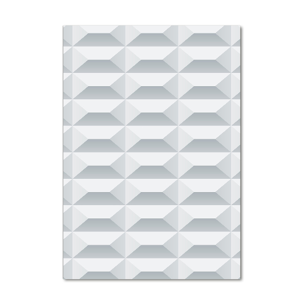 Acrylbild vertikal Geometrischer Hintergrund