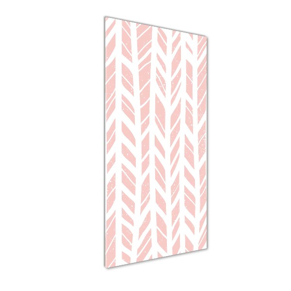 Plexiglasbilder vertikal Fischgrätmuster