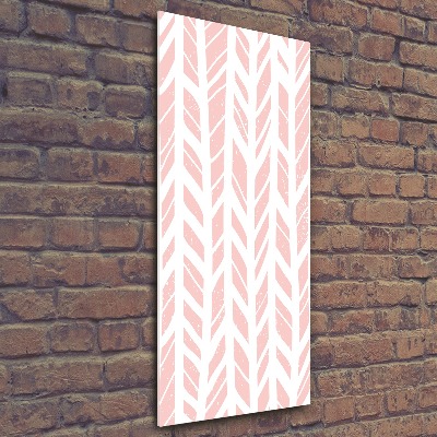 Plexiglasbilder vertikal Fischgrätmuster