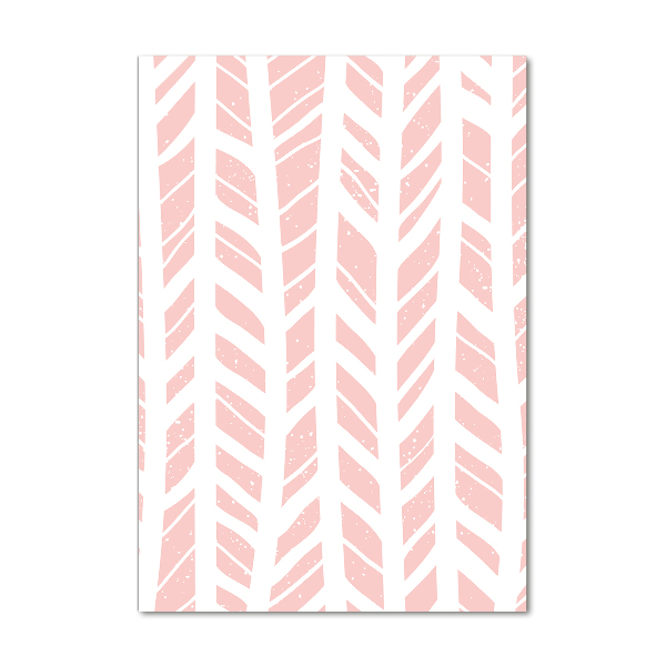 Plexiglasbilder vertikal Fischgrätmuster