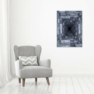Bild auf Acrylglas vertikal Tunnel