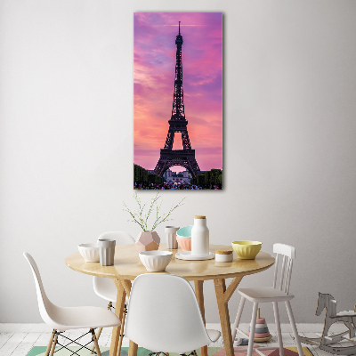 Modernes Acrylbild vertikal Eiffelturm Paris