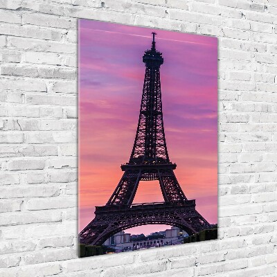 Modernes Acrylbild vertikal Eiffelturm Paris