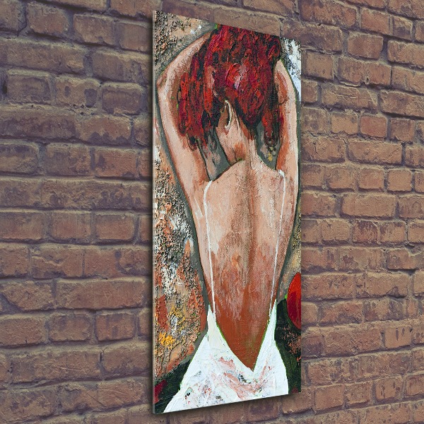 Plexiglasbilder vertikal Frau