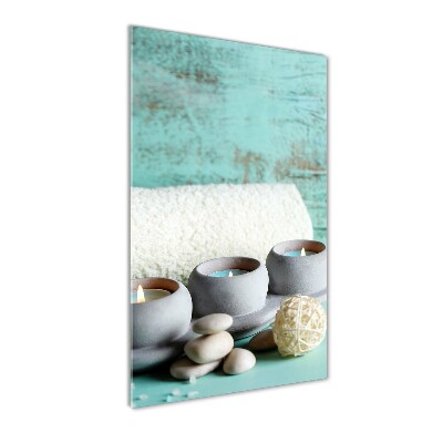 Bild auf Acrylglas vertikal Kerzen