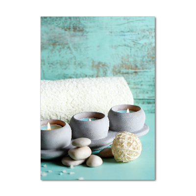 Bild auf Acrylglas vertikal Kerzen