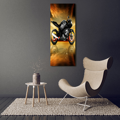 Bild auf Acrylglas vertikal Motorrad