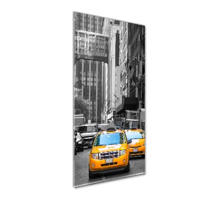 Plexiglasbilder vertikal New Yorker Taxis