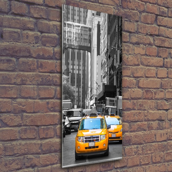 Plexiglasbilder vertikal New Yorker Taxis