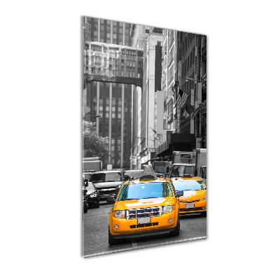 Plexiglasbilder vertikal New Yorker Taxis
