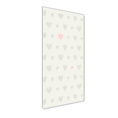 Bild auf Acrylglas vertikal Herz-Hintergrund