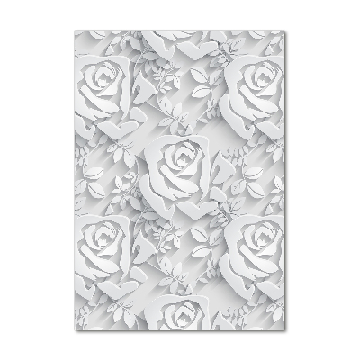 Bild auf Acrylglas vertikal Rosen