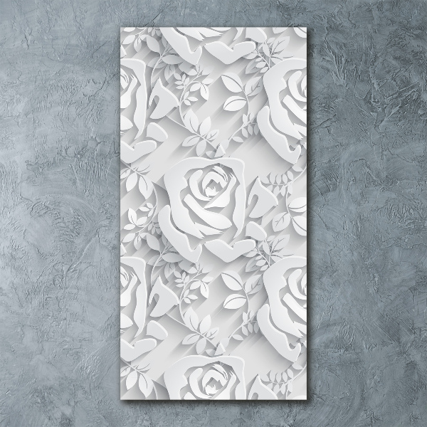 Bild auf Acrylglas vertikal Rosen